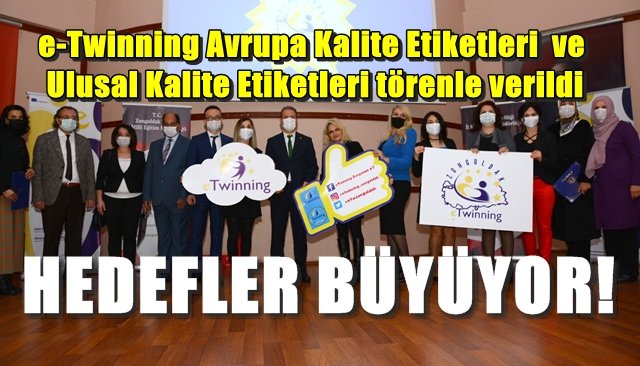 e-Twinning Avrupa Kalite Etiketleri  ve Ulusal Kalite Etiketleri törenle verildi