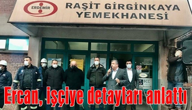 Ercan, işçiye detayları anlattı