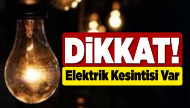 EREĞLİ´DE PLANLI ELEKTRİK KESİNTİSİ