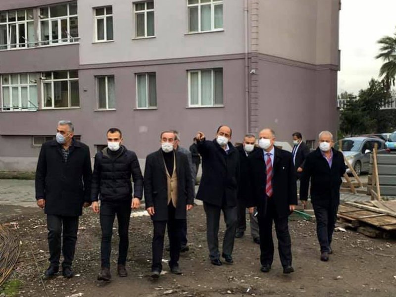 HACI EMİN AYHAN ORTAOKULU İNŞAATI DEVAM EDİYOR  - 3