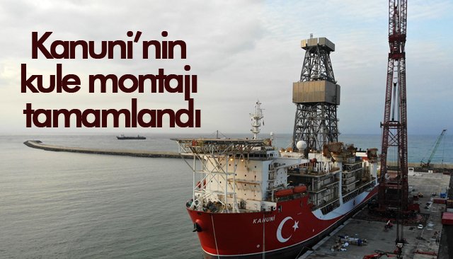 Kanuni’nin kule montajı tamamlandı