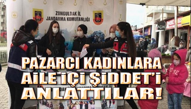 Pazarcı kadınlara “Aile İçi Şiddet”i anlattılar