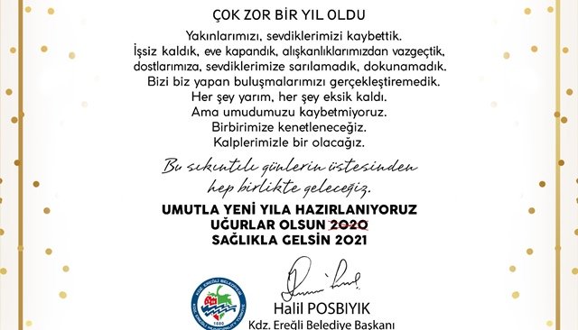 POSBIYIK: “ÇOK ZOR BİR YIL OLDU”