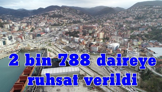 2 bin 788 daireye ruhsat verildi