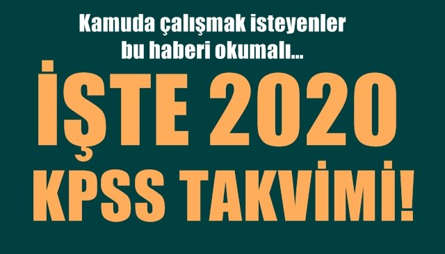 Bakan Selçuk, KPSS merkezi yerleştirme takvimini açıkladı 