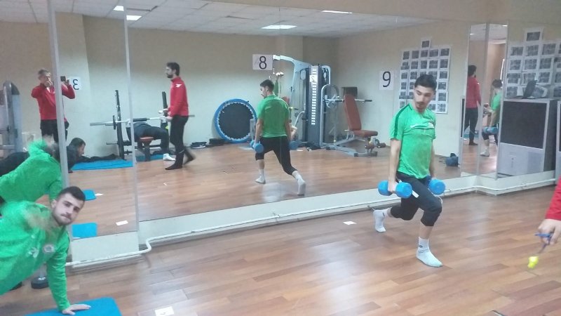 Belediyespor, salonda hazırlanıyor - 8