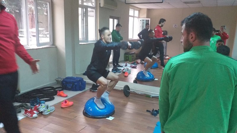 Belediyespor, salonda hazırlanıyor - 1