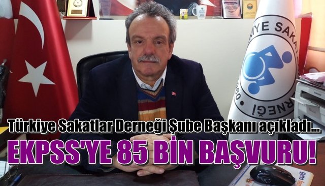 ´´EKPSS´ye 85 bin engelli başvurdu´´