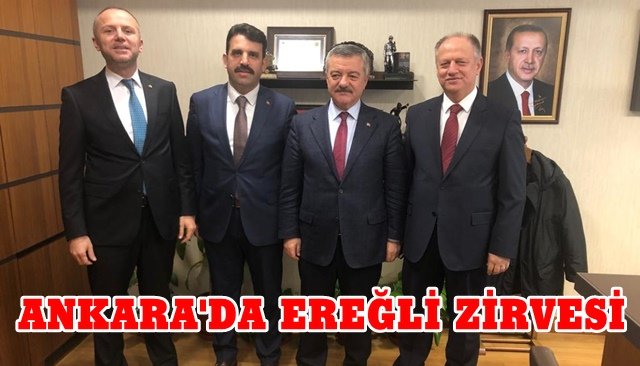 Kaymakam, AK Parti İlçe Başkanı ve TSO Başkanı Ankara’da…