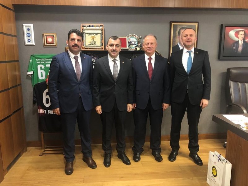 Kaymakam, AK Parti İlçe Başkanı ve TSO Başkanı Ankara’da… - 2