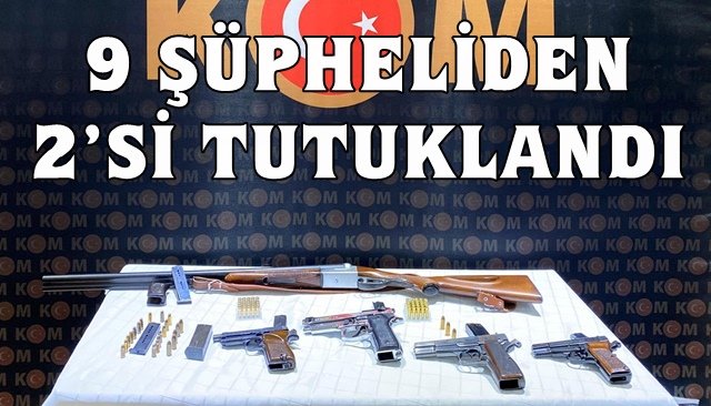 Ruhsatsız silah ticareti operasyonunda 2 tutuklama