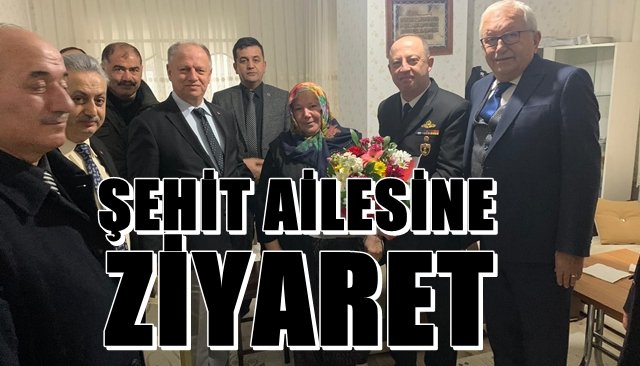 Şehit ailesini ziyaret ettiler