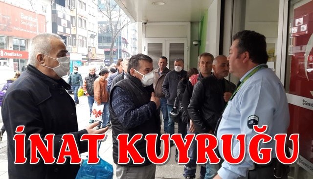 65 yaş yasağına rağmen para çekme inadı