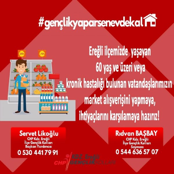 ALIŞVERİŞİ, SİZİN YERİNİZE CHP’Lİ GENÇLER YAPACAK - 1