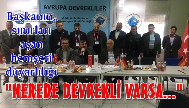 Bozkurt: ´´Nerede Devrekli varsa emrindeyim´´