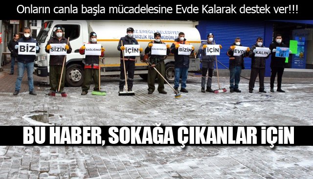 HEM YIKADILAR HEM DE MESAJ VERDİLER