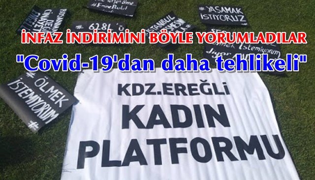    Kadın Platformundan infaz indiriminin kapsamına eleştiri…