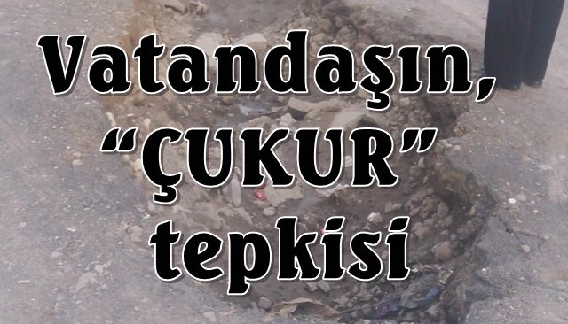 Kanalizasyon çukuru aylardır kapatılmadı