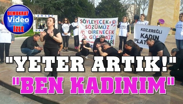 Karadeniz Ereğli Kadın Platformu’ndan renkli 8 Mart etkinliği