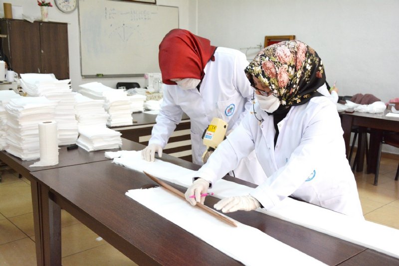  Kdz. Ereğli belediyesi maske üretimini hızlandırdı - 2