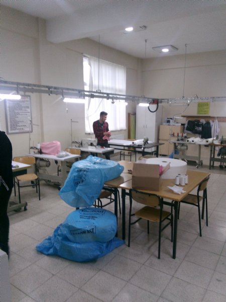 Meslek Lisesi Maske üretiyor… - 6