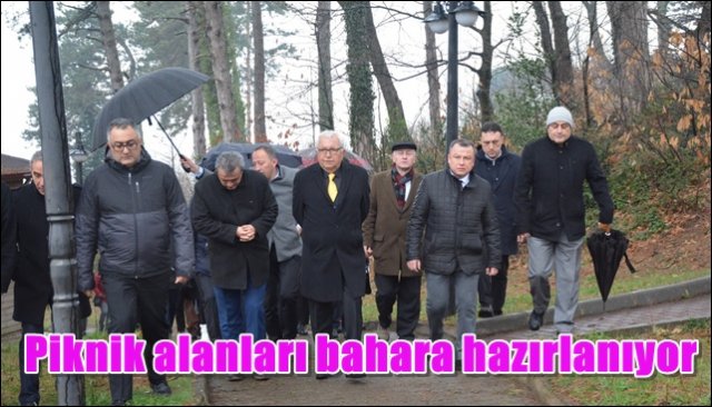 Piknik alanları bahara hazırlanıyor