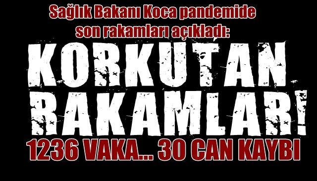 Sağlık Bakanı Koca pandemide son rakamları açıkladı…