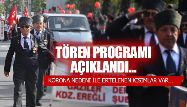 TÖREN PROGRAMI AÇIKLANDI… KORONA NEDENİ İLE ERTELENEN KISIMLAR VAR…