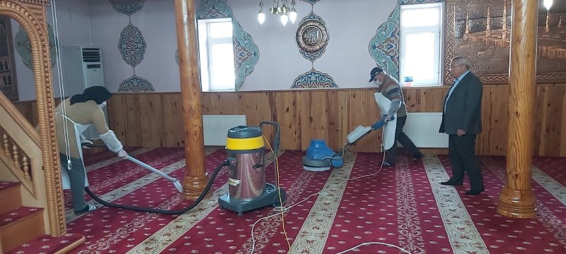 Tüm belde dezenfekte edildi - 2