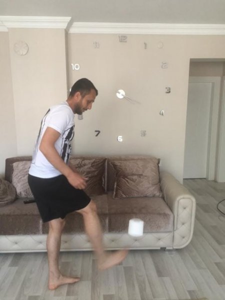 Zonguldaklı sporcular ´evde kal´ akımına destek verdi - 1