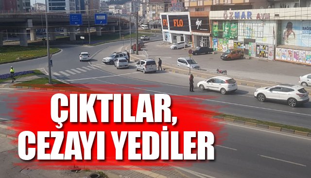 ÇIKTILAR, CEZAYI YEDİLER