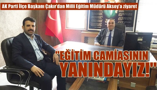 “EĞİTİM CAMİASININ YANINDAYIZ!”