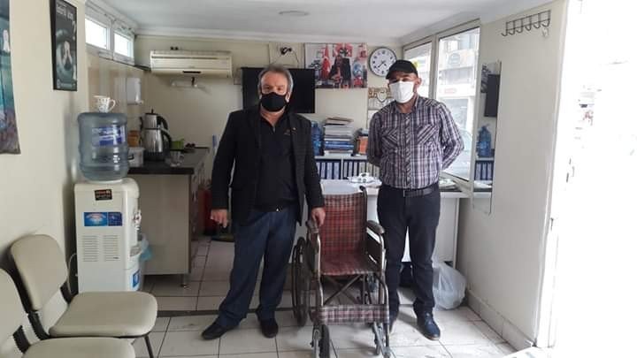 TSD´DEN İHTİYAÇ SAHİBİNE TEKERLEKLİ SANDALYE - 1