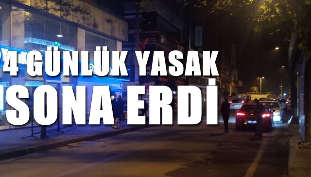 Zonguldak´ta sokağa çıkma kısıtlaması sona erdi