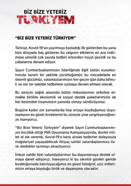 Zonguldak Valiliğinden ´´Biz Bize Yeteriz´´ kampanyası için destek çağrısı - 2