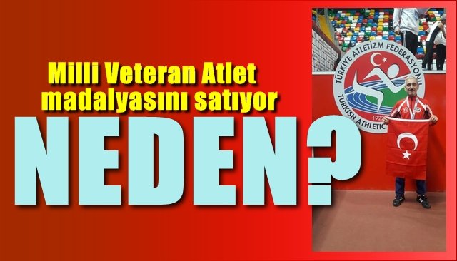 42 yıllık atlet madalyasını satıyor!