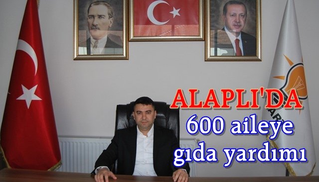 Alaplı Ak parti teşkilatından Ramazan yardımı