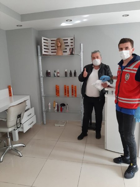 Alaplı Kaymakamlığı maske dağıttı - 2