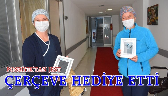 Çalışan annelere hediye verildi