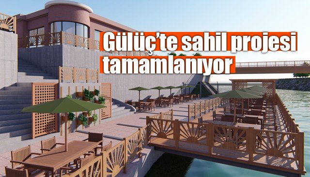 Gülüç’te sahil projesi tamamlanıyor