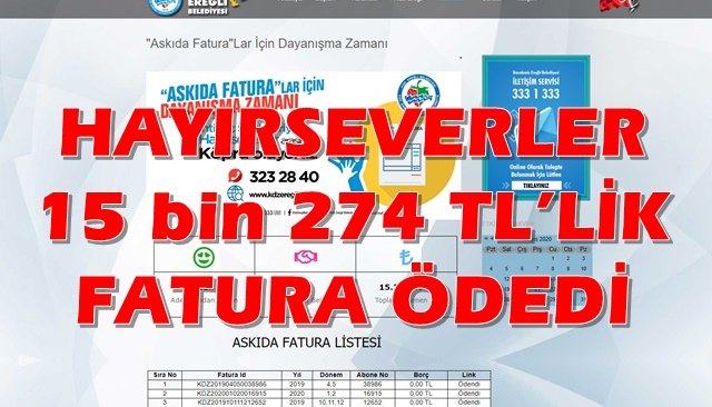  Posbıyık’tan askıda faturaya destek çağrısı