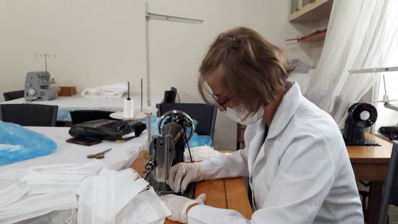 Sınava girecek adaylar için 37 bin maske dikecekler - 2