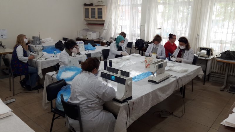 Sınava girecek adaylar için 37 bin maske dikecekler - 3