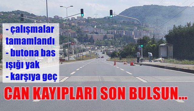 SİNYALİZASYON SİSTEMİ TAMAMLANDI