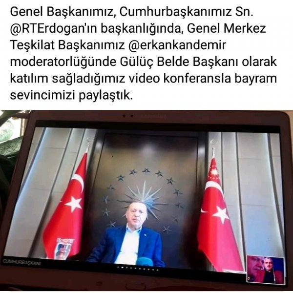 Telekonferansla bayramlaşma... - 1