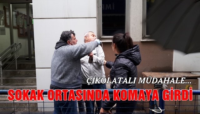 Zorla çikolata yedirmeye çalıştılar