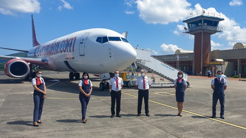 Corendon Airlines tarihinde ilk kez Zonguldak’a indi...DİREKT SEFERLER BAŞLADI… - 2
