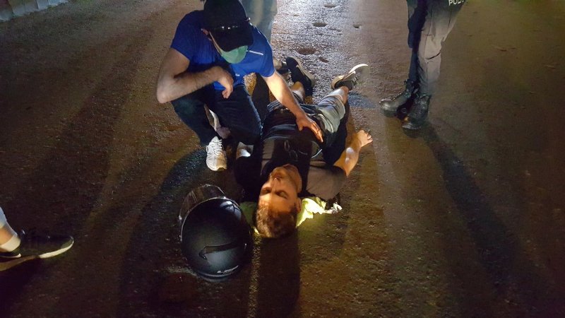 Direksiyon hâkimiyetini kaybetti, motosiklet devrildi... - 7