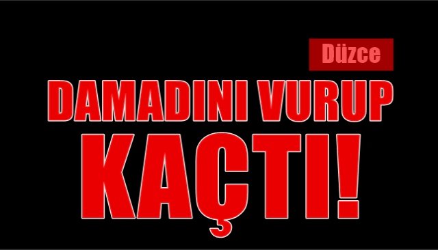 Kayınpeder, damadını tüfekle vurdu