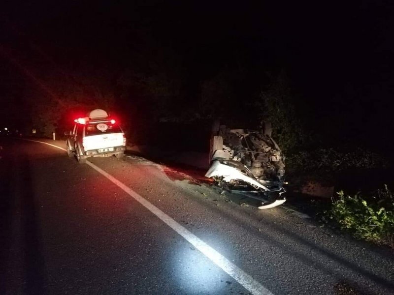 Kontrolden çıktı, takla attı... İki yaralı! - 1